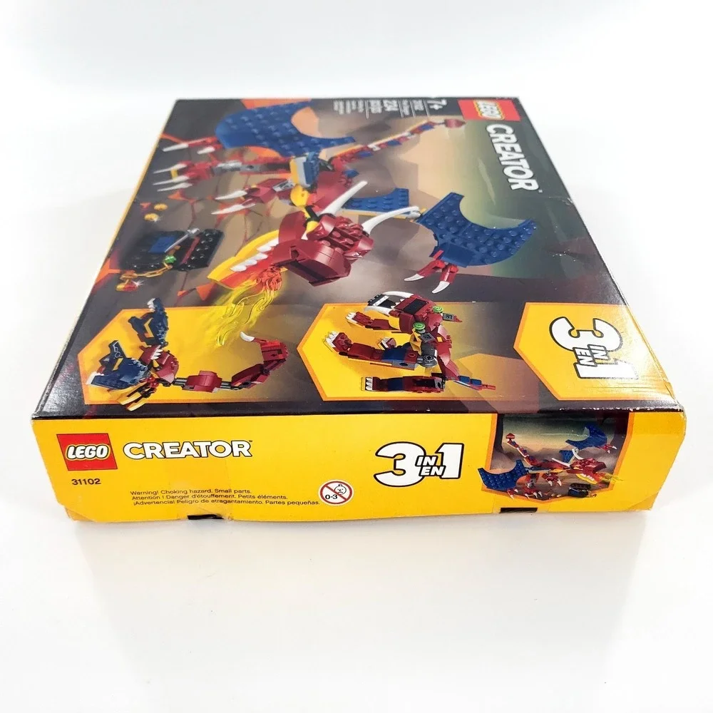 LEGO CREATOR: Fire Dragon (31102) Damaged Box Brand New Factory Sealed